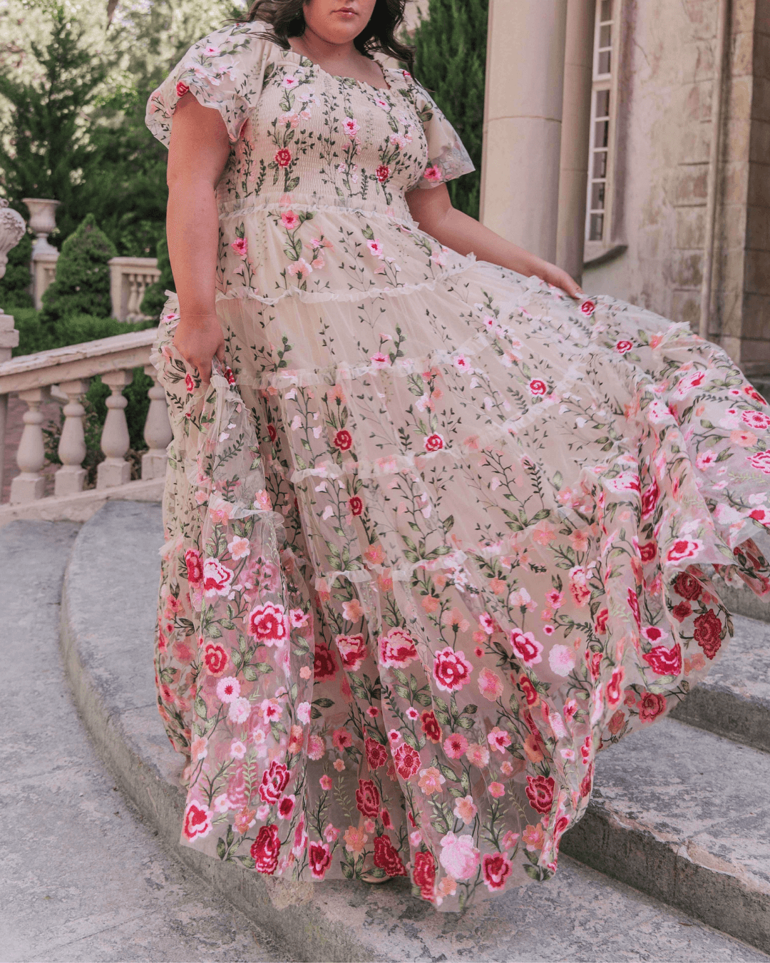 Floral Printed Dress - Fashionpara