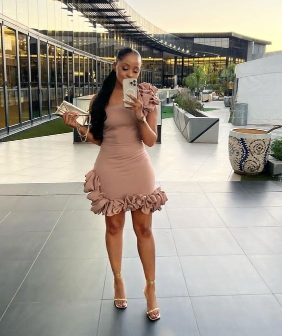 Short Party Gown Bodycon Short Homecoming Dresses - Fashionpara