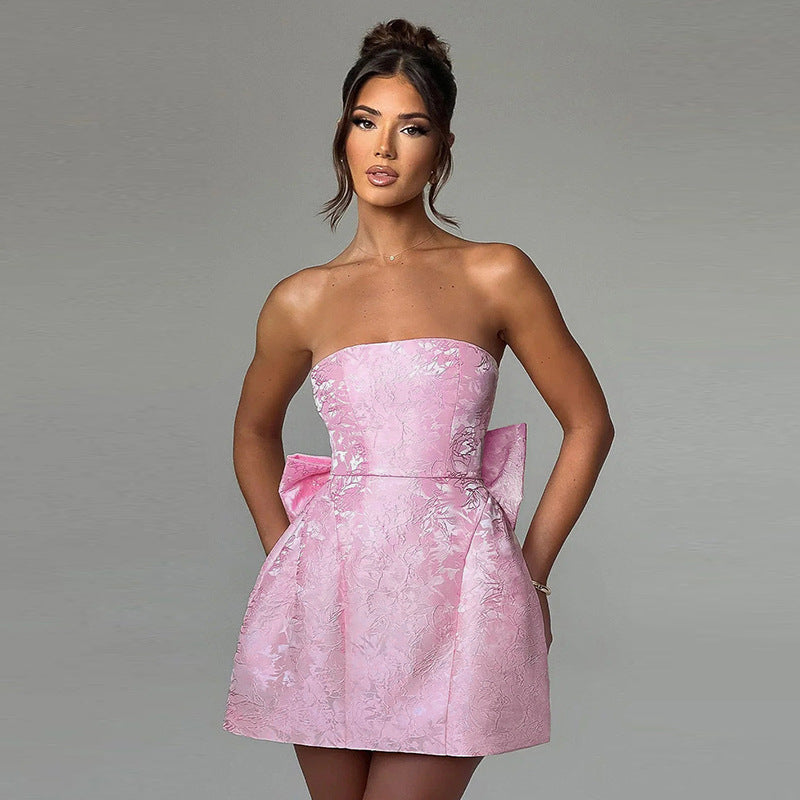 Antalya Mini Dress-Pink