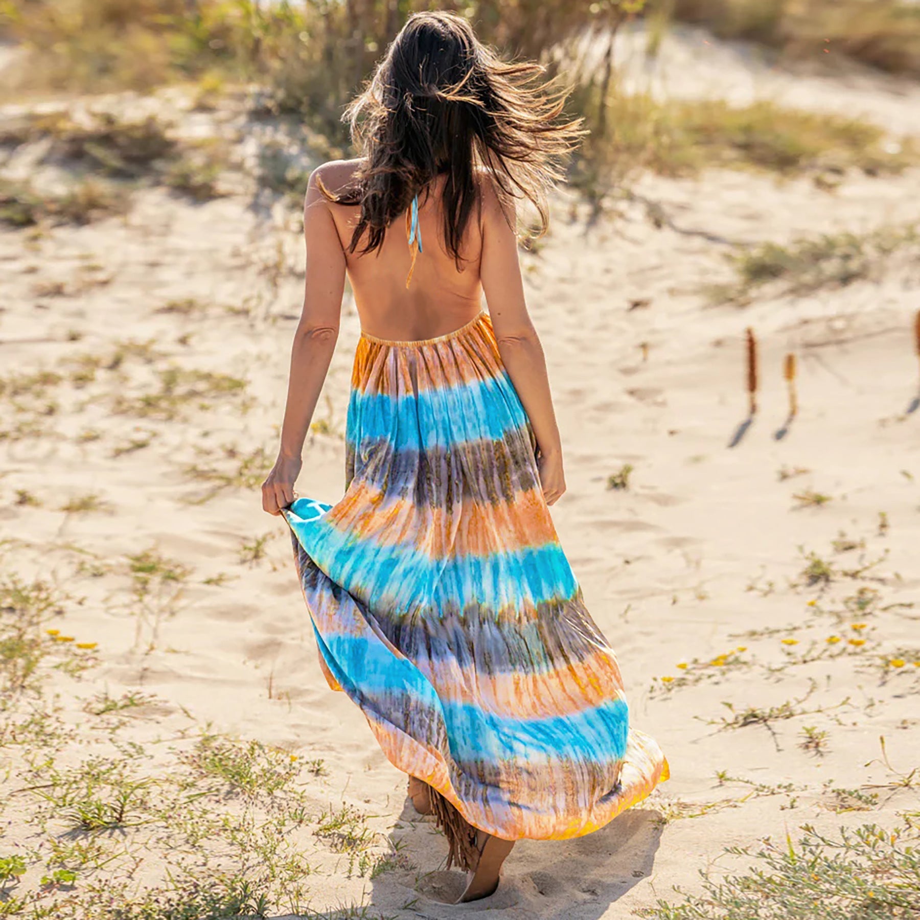 Summer Exquisite Tie-dye Dress - Fashionpara