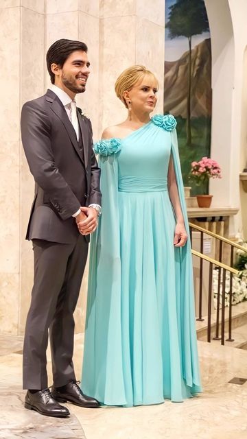 One Shoulder Mother of the Bride Dresses Evening Formal Dress - Fashionpara