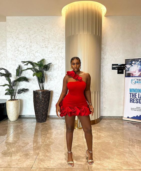 Red Short Prom Dresses, Short Formal Homecoming Dresses - Fashionpara