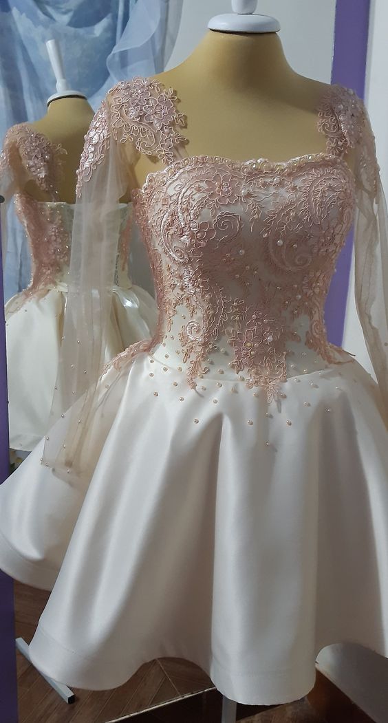 Cute Short Graduation Dress, Short Prom Dress Formal Dress - Fashionpara