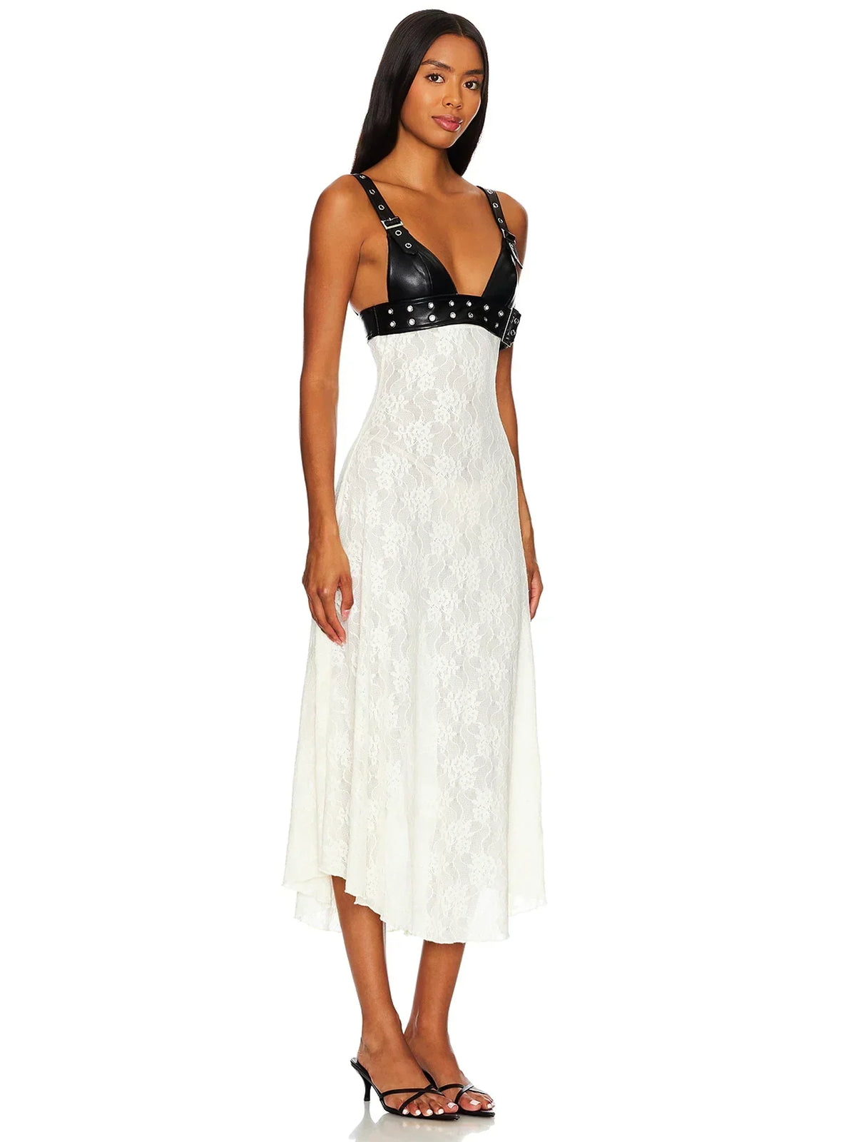 Lace Midi Dress - View 2