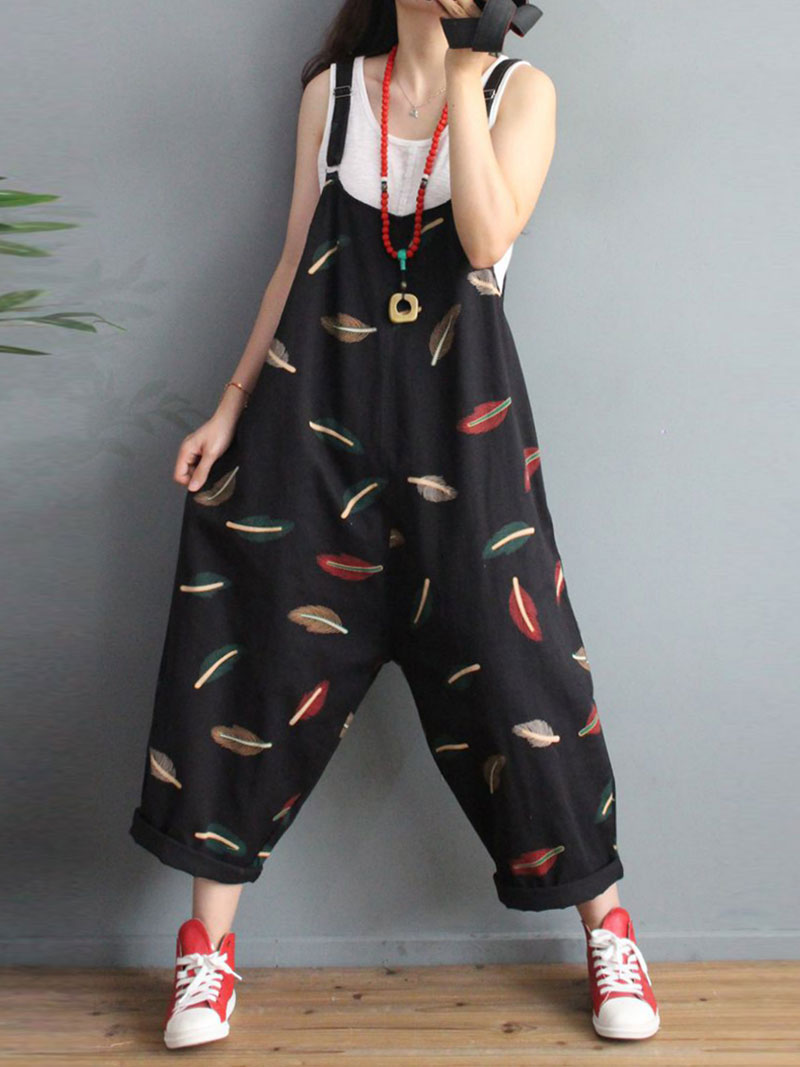The Feather Journey Overall Dungarees - Fashionpara
