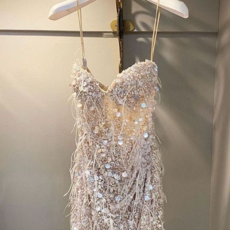 Sequin prom dresses, sheath short prom dresses - Fashionpara