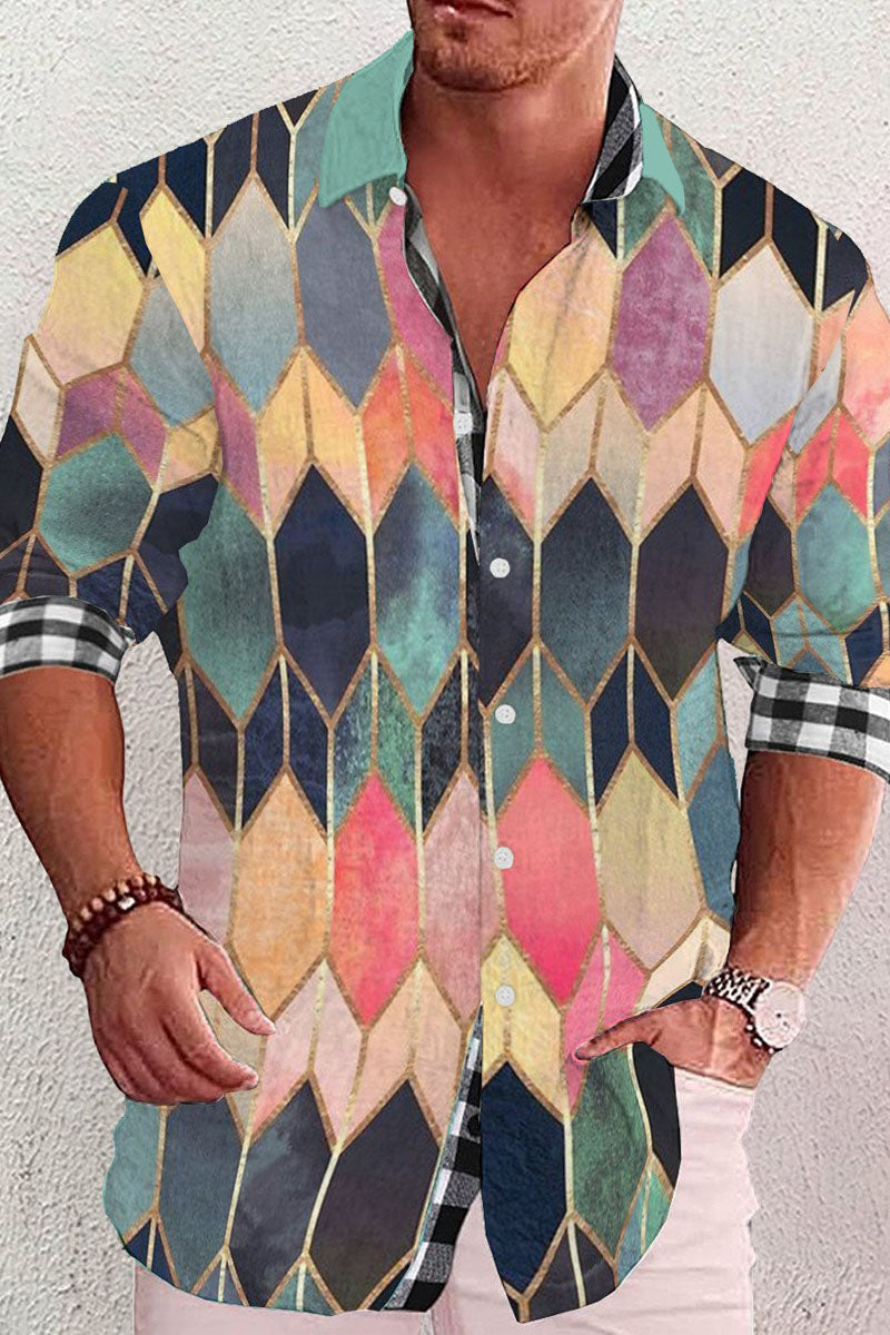 Men's Cotton&Linen Long-Sleeved Fashion Casual Shirt - Fashionpara