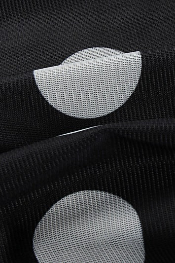 Polka Dot Strapless Bodycon Maxi Dress - Fashionpara