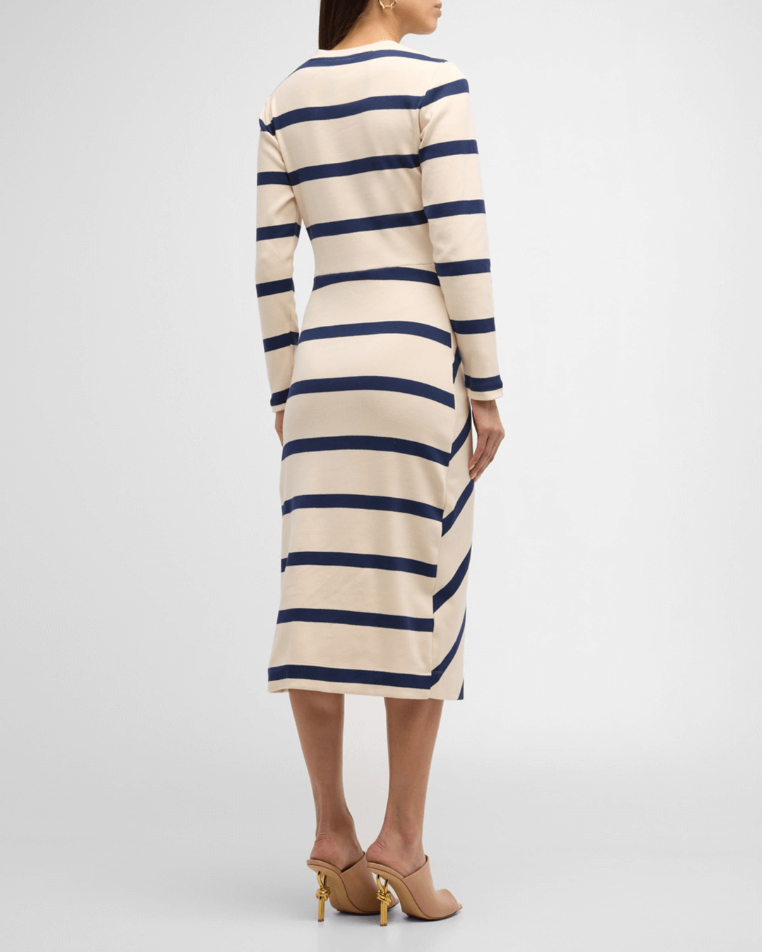 Brilliant Basics Stripe Casual Midi Dress - Fashionpara