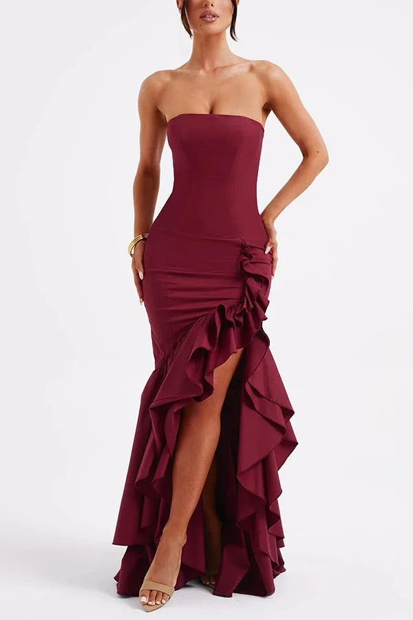 Lindsay Off Shoulder Maxi Dress - View 5