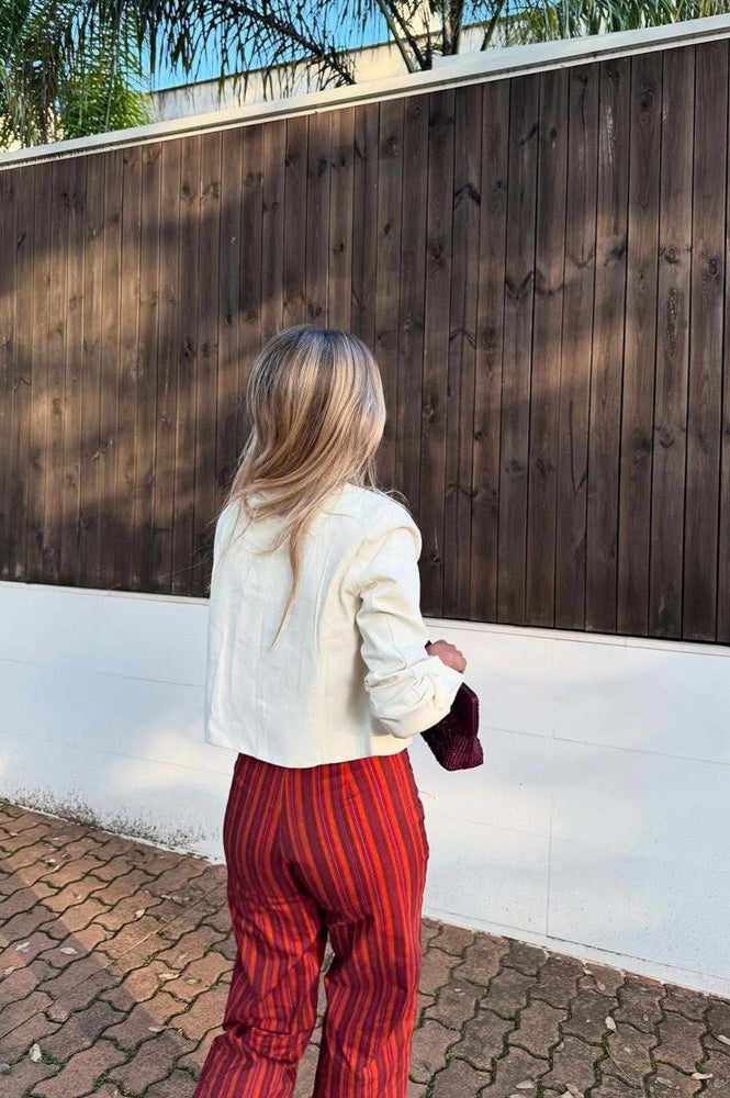 Elegant Embroidered Blazer Coat for Effortless Style