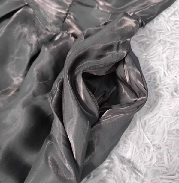 Elegant Black A-Line Spaghetti Strap Satin Long Prom Dress Evening Dress P4336