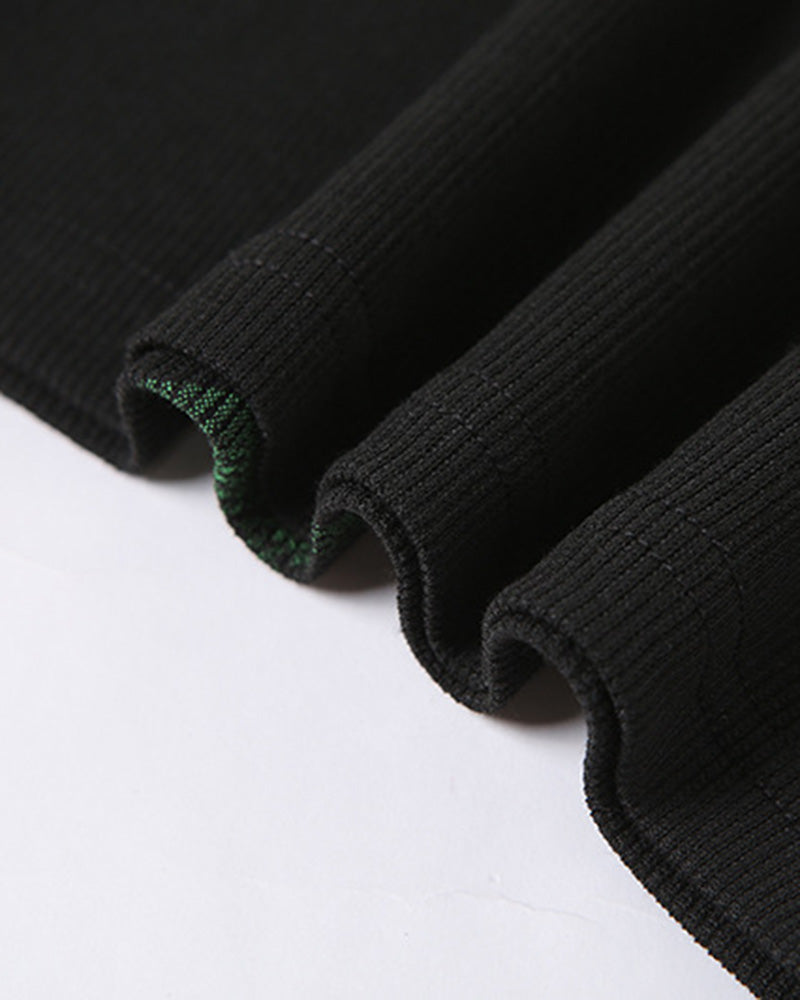 Emerald Flames Bodice Corset Top - Fashionpara