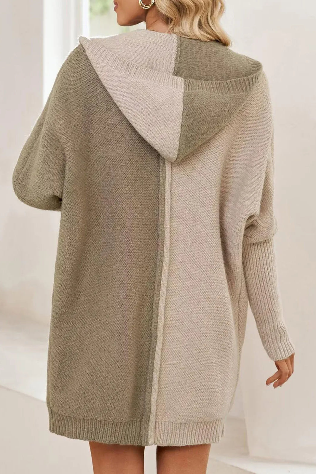 Lantern Sleeve Knit Cardigan 3