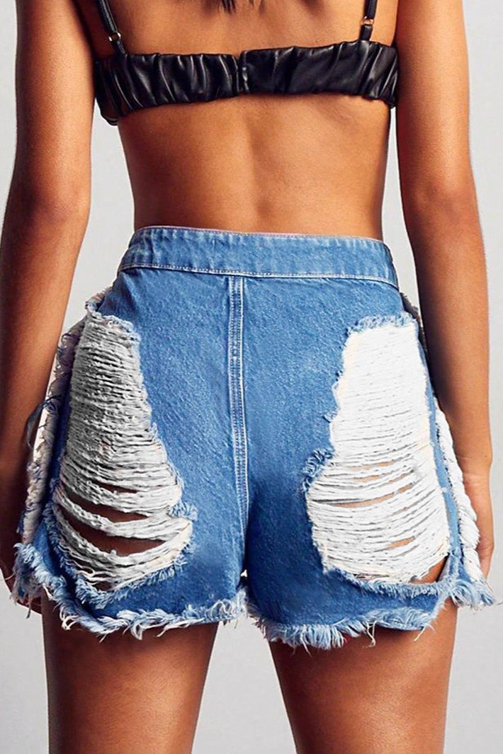 Distressed Denim Jeans