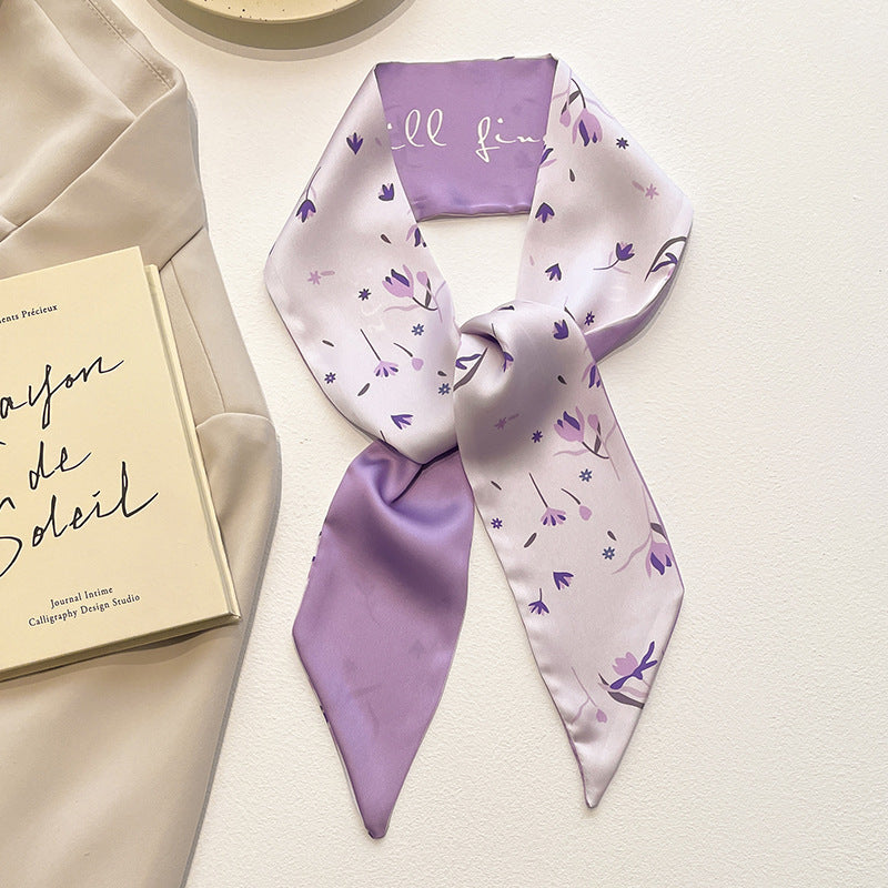 Vintage Silk Scarf  headband