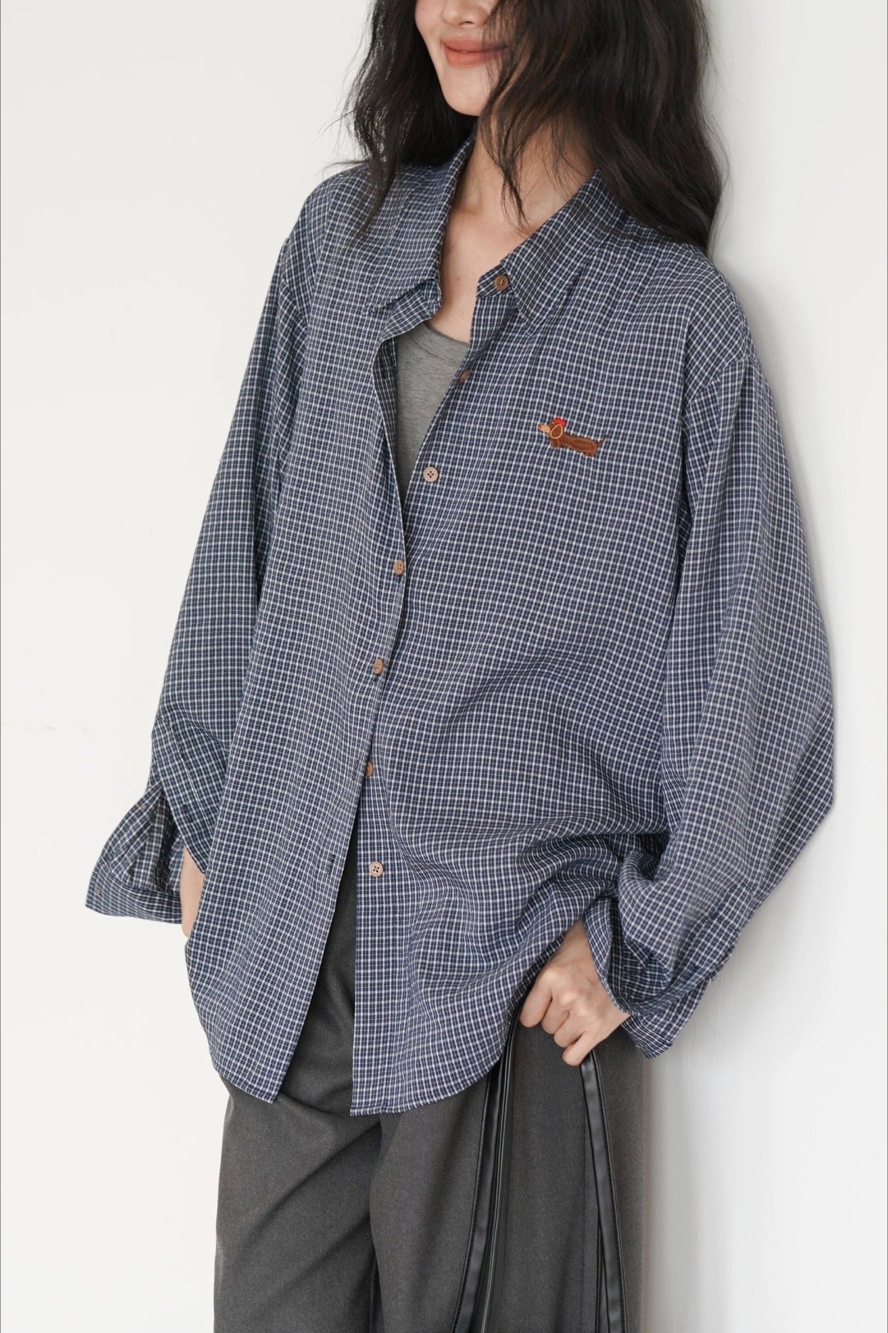 Casual Checkered Blouse