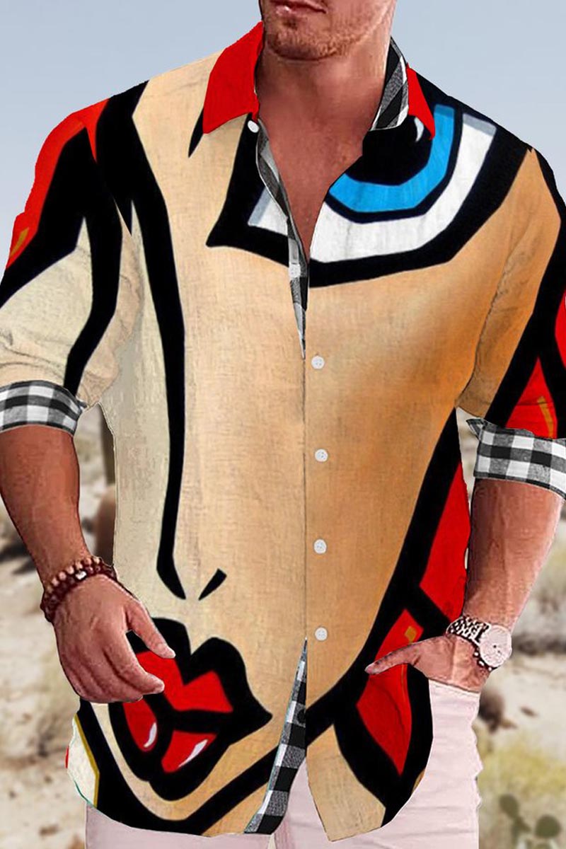 Men's Cotton&Linen Long-Sleeved Fashion Casual Shirt - Fashionpara