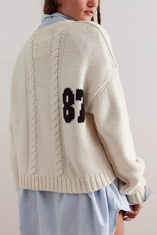 PrincessAce Colorblock Oversized Knit Sweater for Comfort