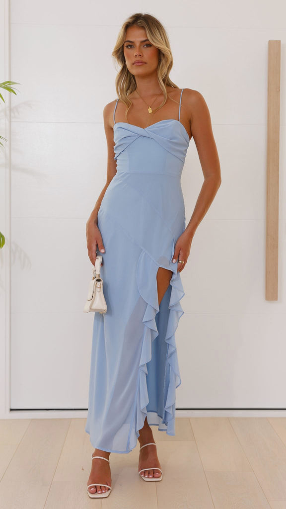 Crenn Maxi Dress - Blue