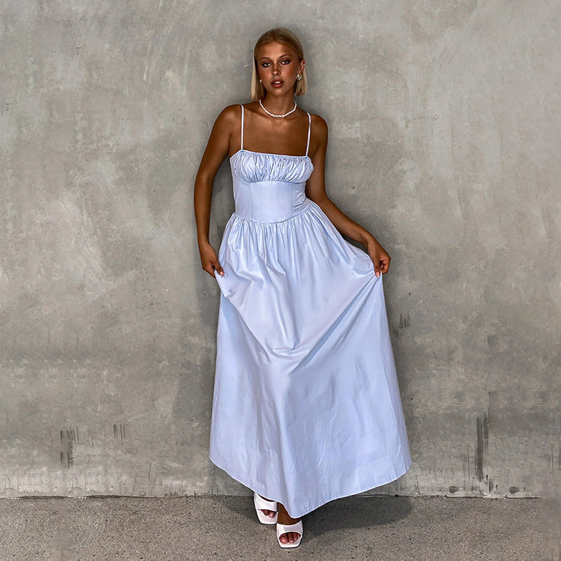 Alina Maxi Dress - Light Blue