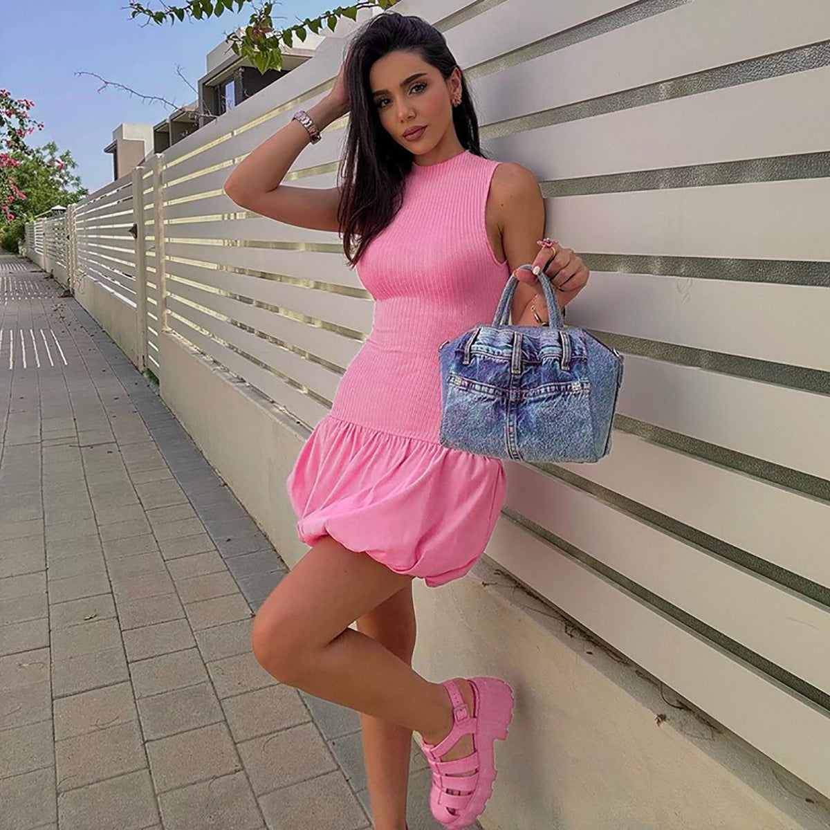 Bliss Mini Dress - Pink