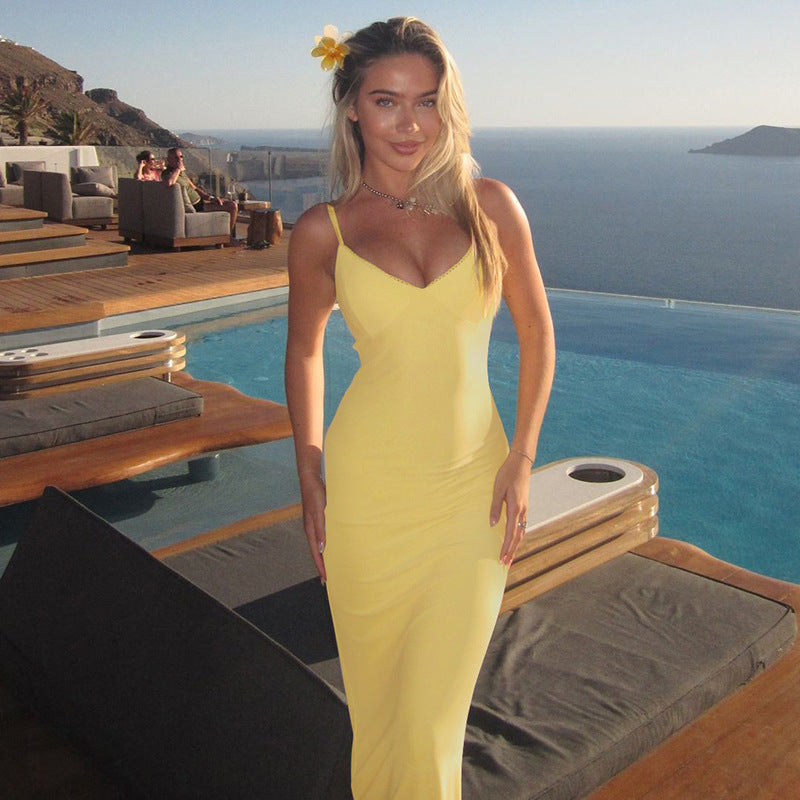 Watts Maxi Dress - Yellow