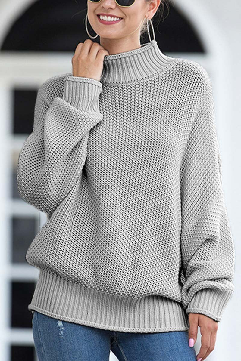 Florcoo Breathable Knit Sweater in Three Elegant Colors
