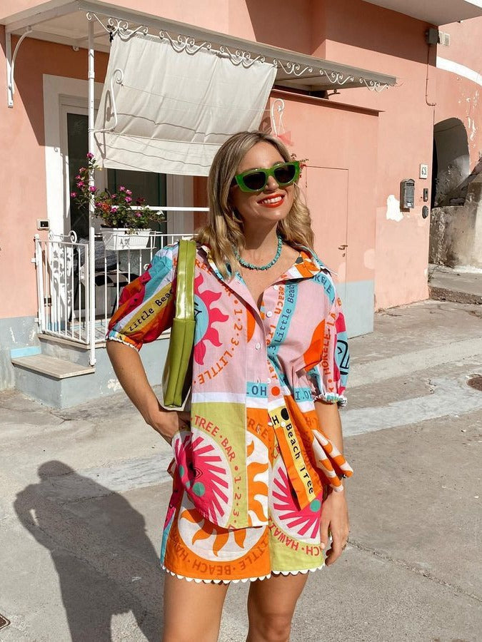 Island Babe Co-ord - Pink