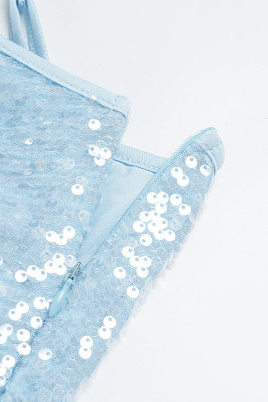 Iridescent Sequin Bodycon Mini Birthday Dress
