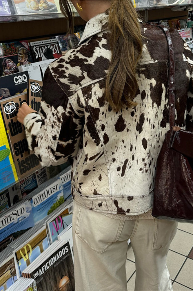 Stylish Casual Printed Overshirt Coat for Effortless Elegance