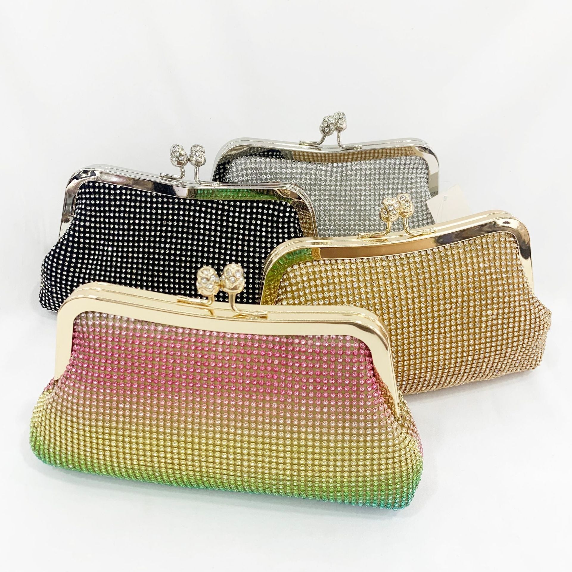 Ombre Printed Diamond Party Bag