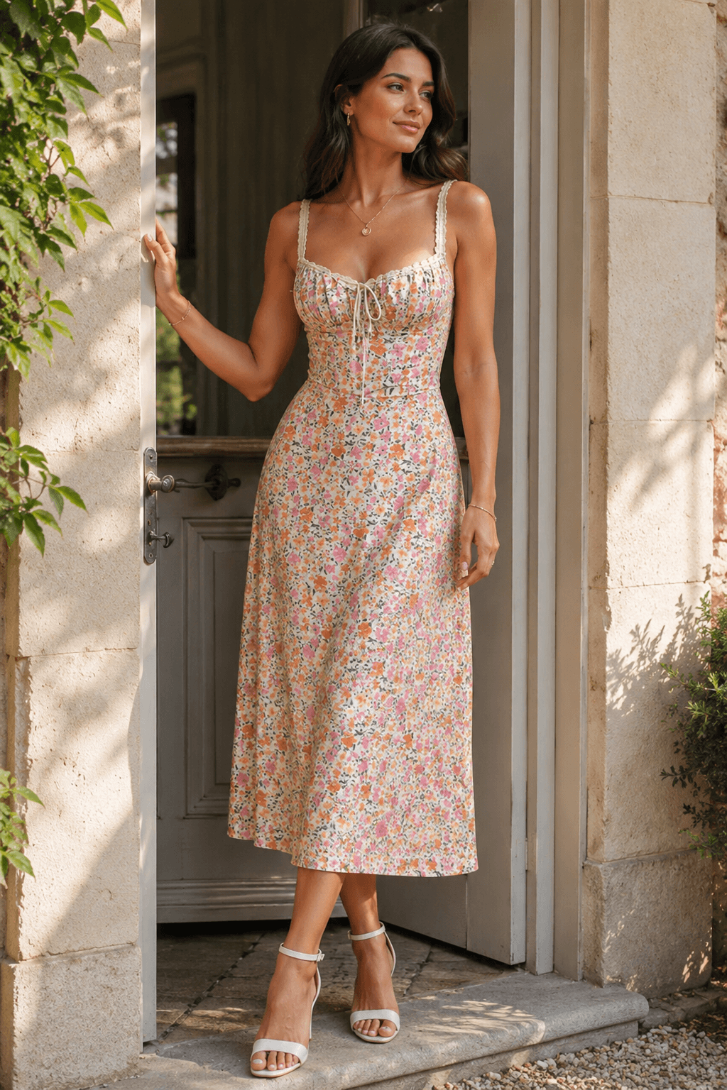 Lace Floral Dress