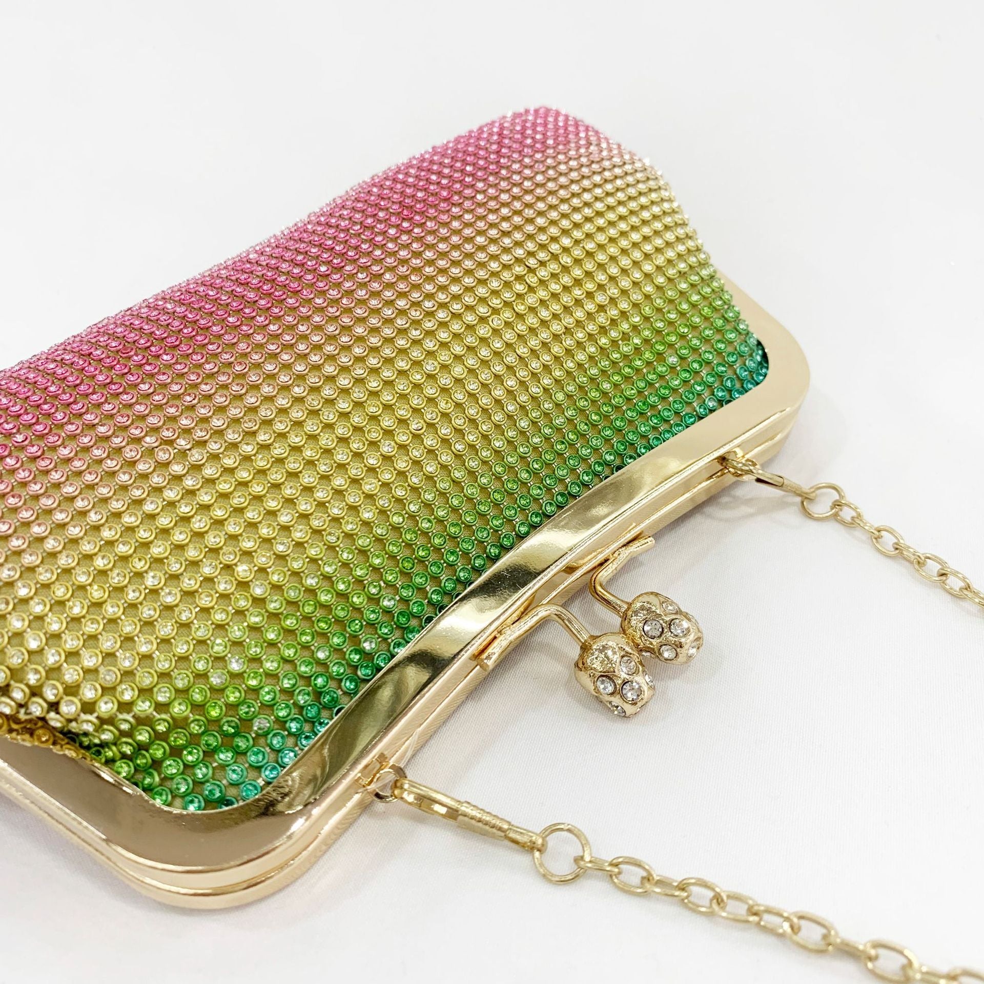 Ombre Printed Diamond Party Bag