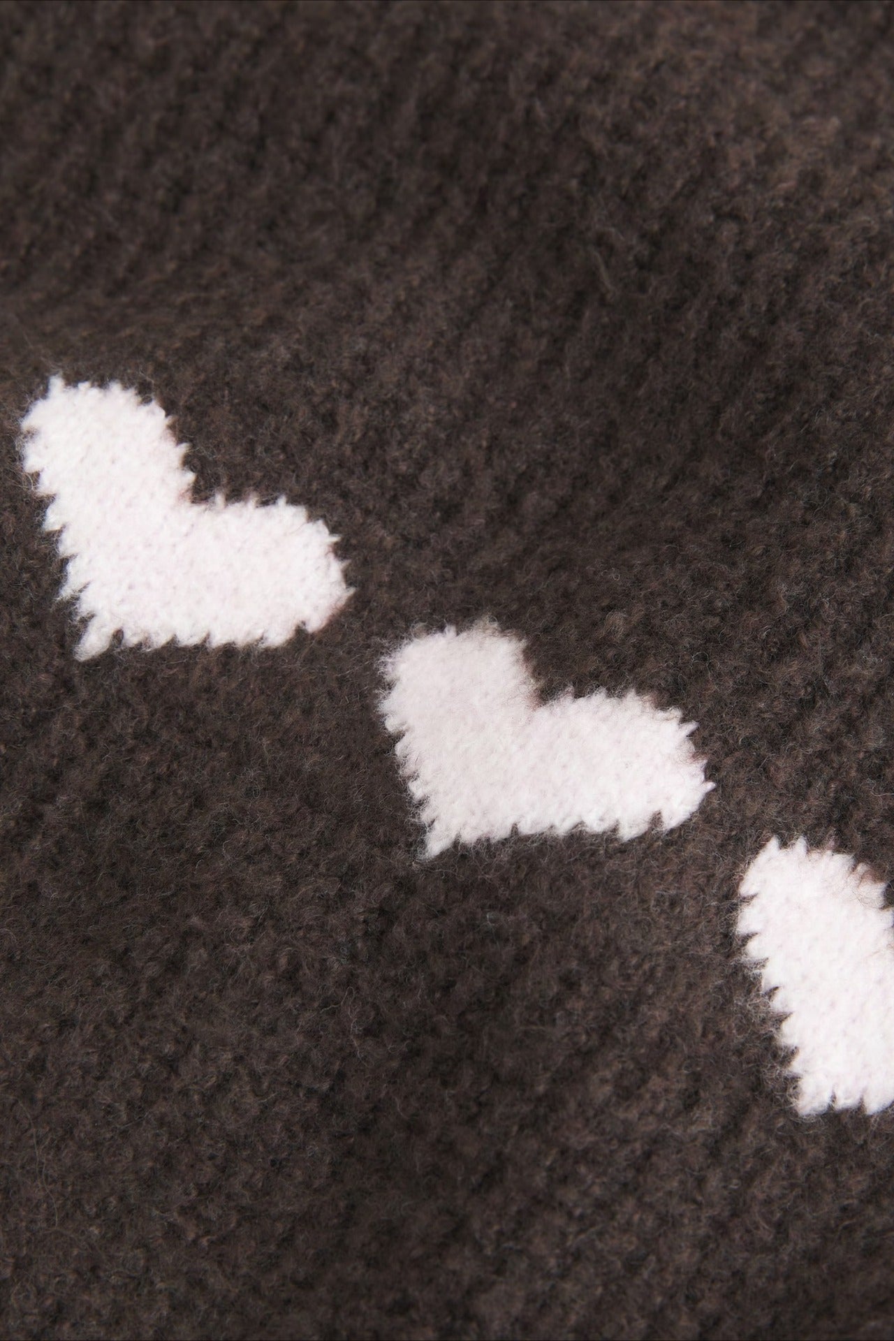 PrincessAce Heart Fair Isle Striped Knit Sweater for Comfort