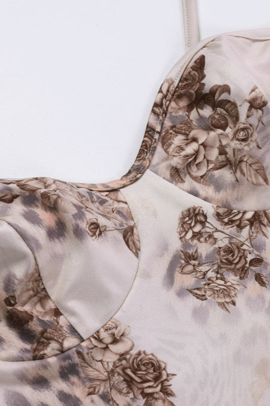 Sexy Printed Slim Fit Cami Maxi Dress