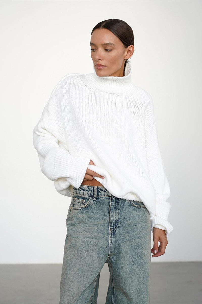 Oversized Turtleneck Sweater
