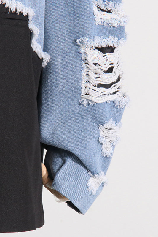 PrincessAce Loose Fit Summer Denim Jacket for Effortless Style