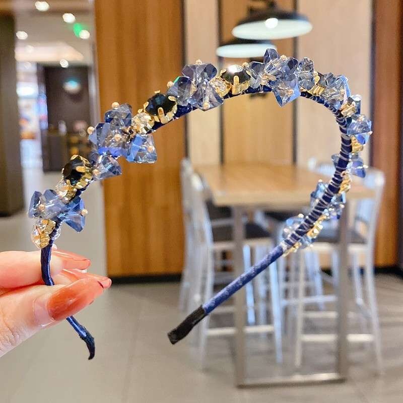 Vintage Diamond Crystal Baroque Headband