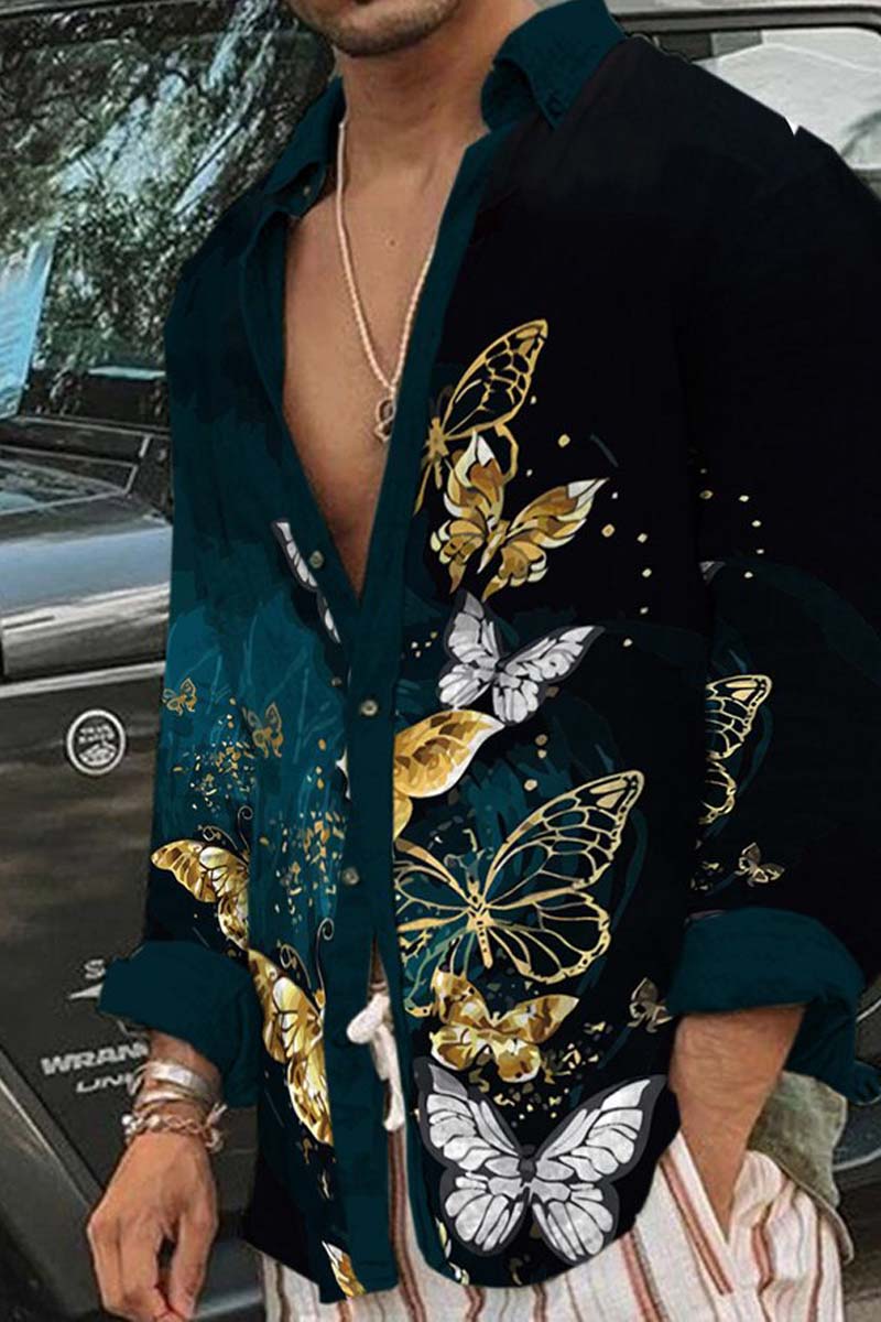 Men's Cotton&Linen Long-Sleeved Fashion Casual Shirt - Fashionpara