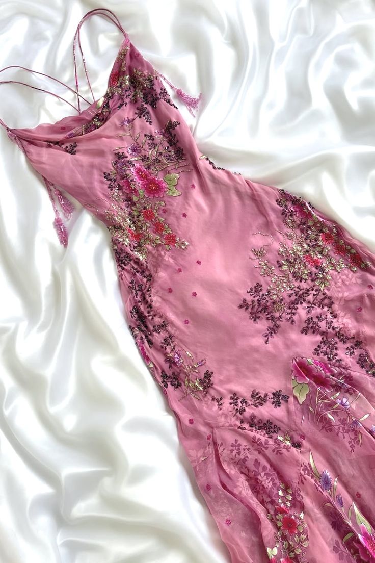 Vintage Dress Prom Dress Pink Classy Evening Dress Outfit Ideas - Fashionpara