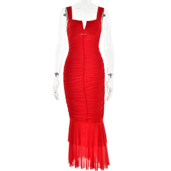 Kayla Maxi Dress - Red