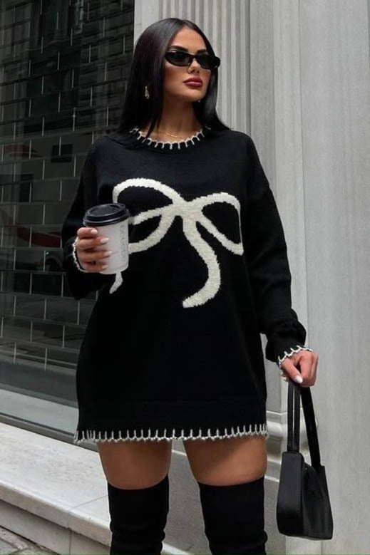 Pullover Bow Detail Sweater 3