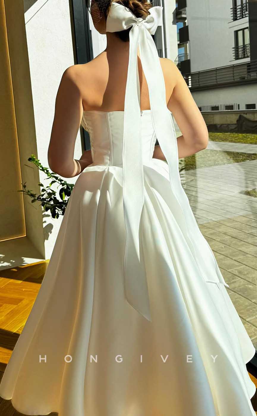 L2850 - A-Line Sweetheart Strapless Empire Party Prom Evening Dress - Fashionpara
