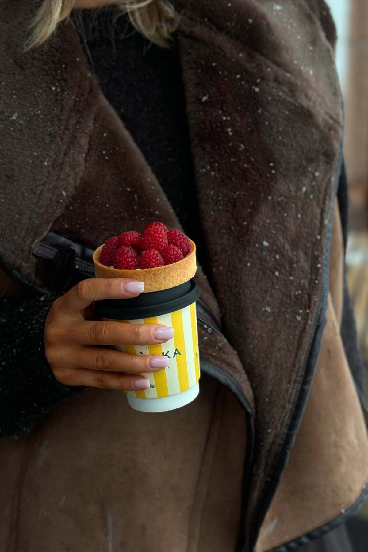 Brown Loose Fit Faux Fur Coat for Stylish Warmth