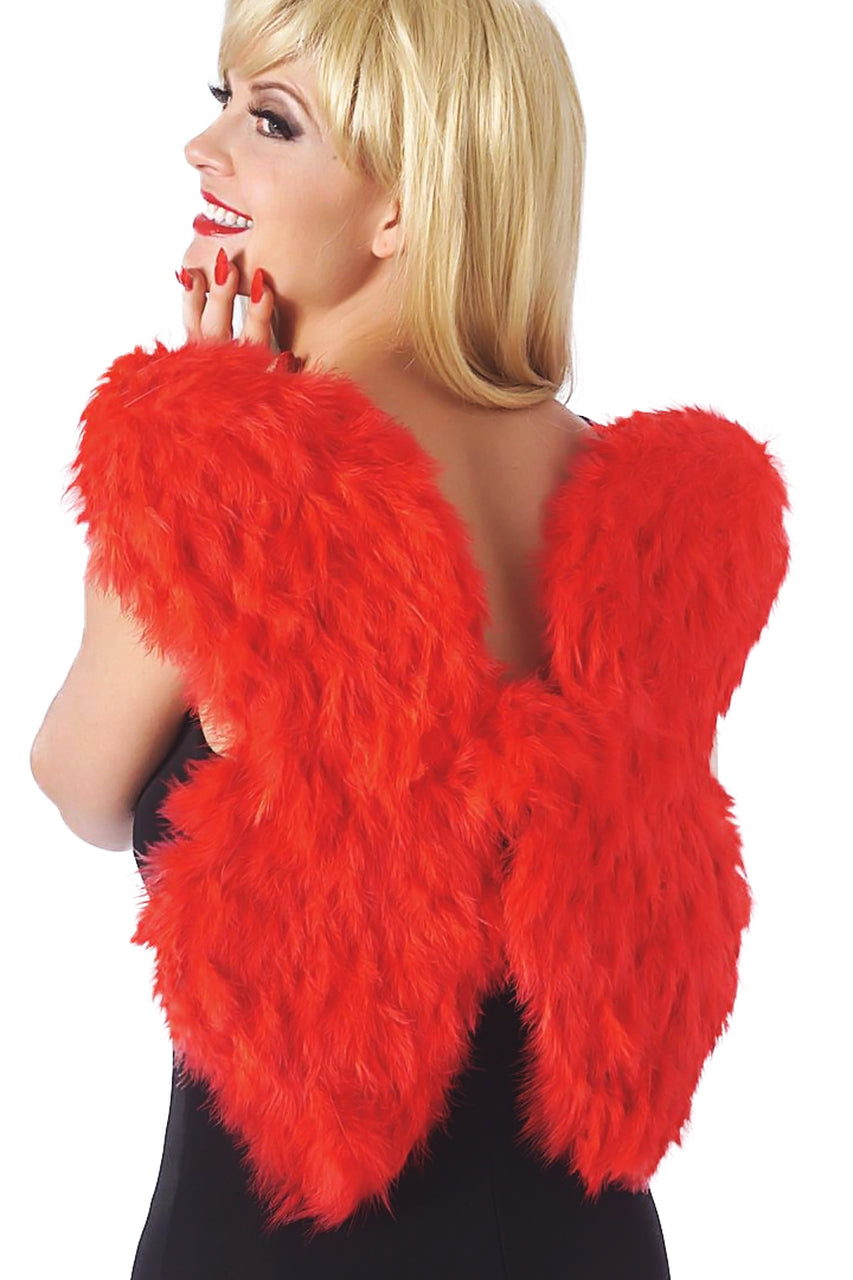 Red Feather Wings - Fashionpara