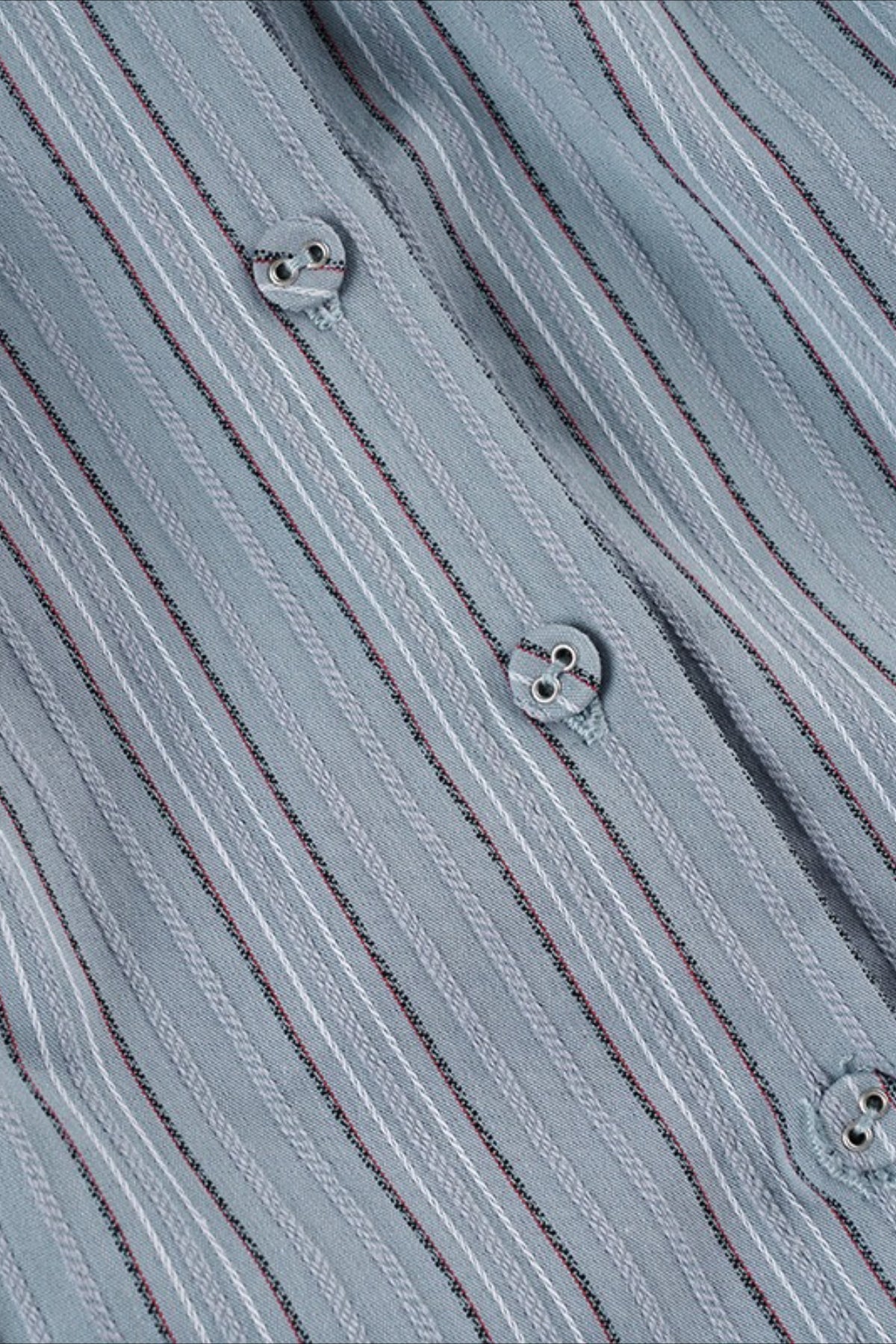 Urban Striped Waist Tie Blouse