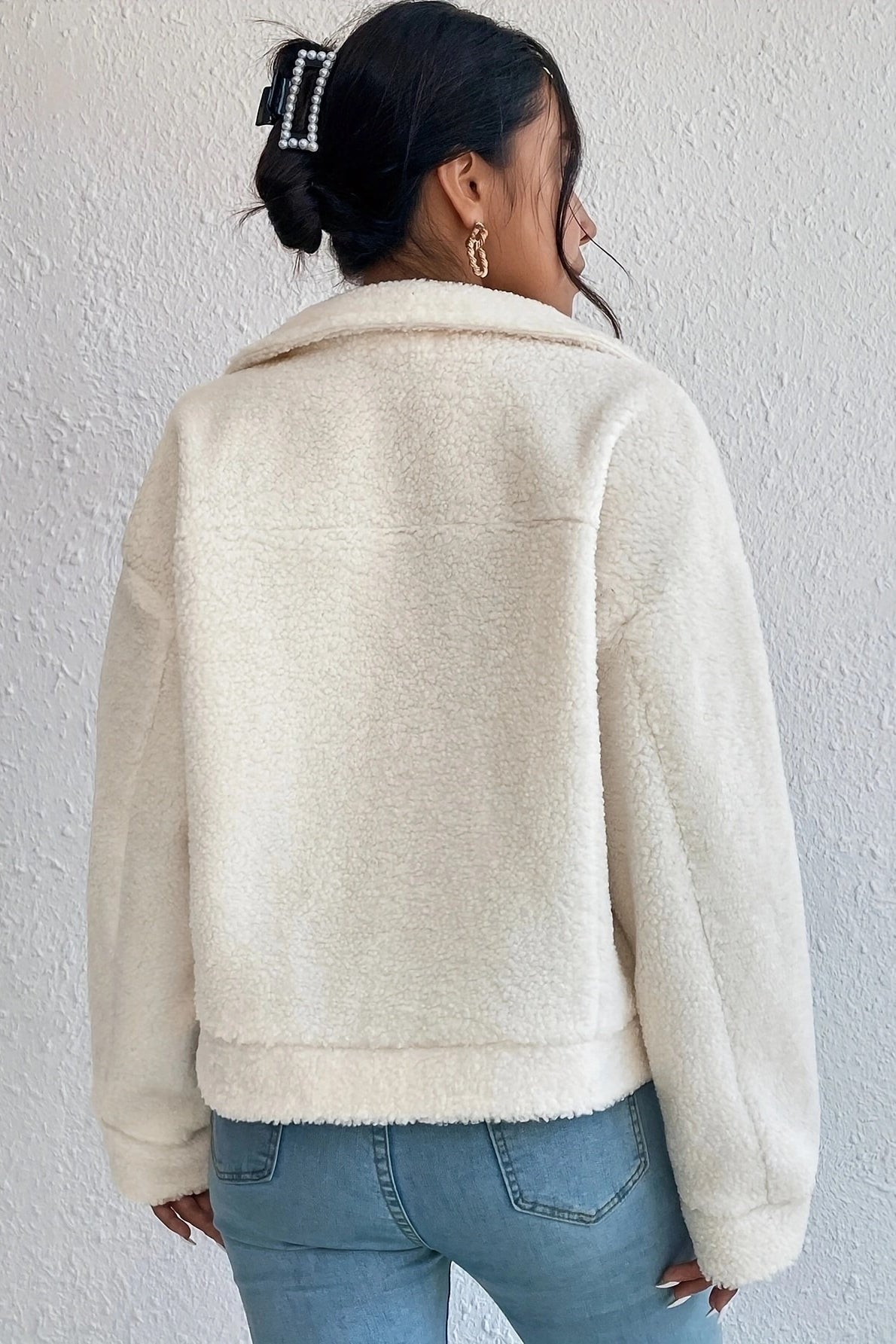 Off-White Short Sherpa Jacket