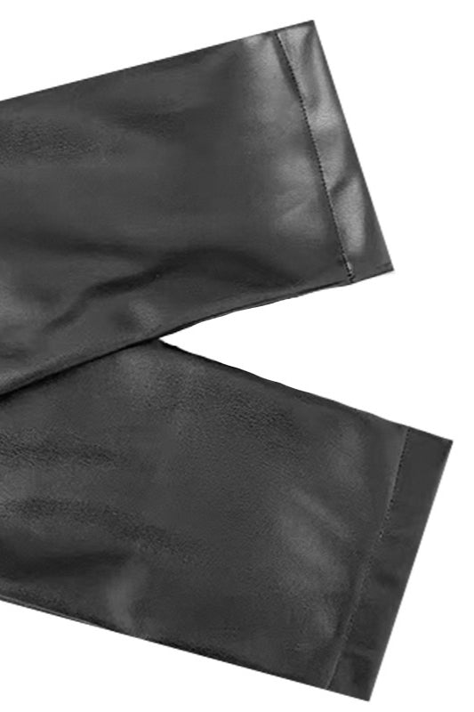 Colorblock Biker Crop Coat for Trendy Fashion Forward Style