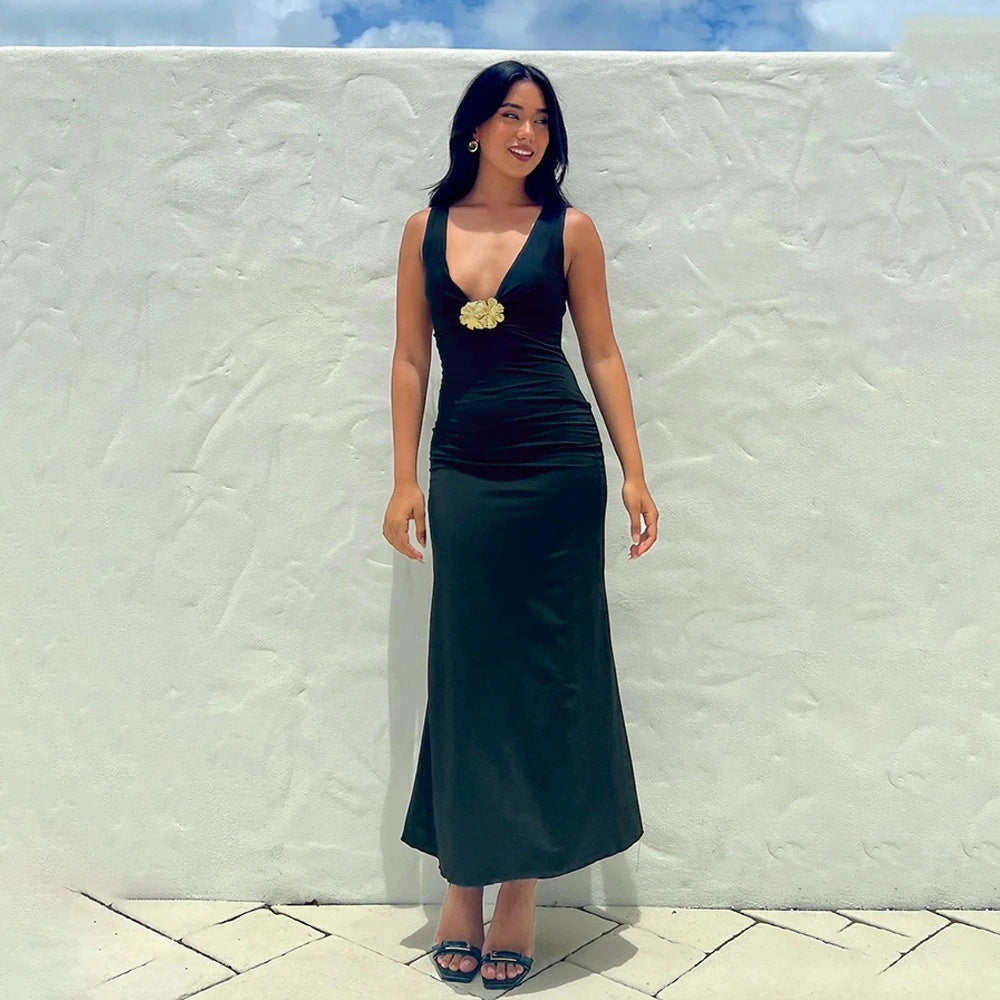 Verona Midi Dress - Black